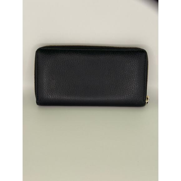 EUC Gucci GG Full Zip Black and Gold Wallet - Picture 2 of 8